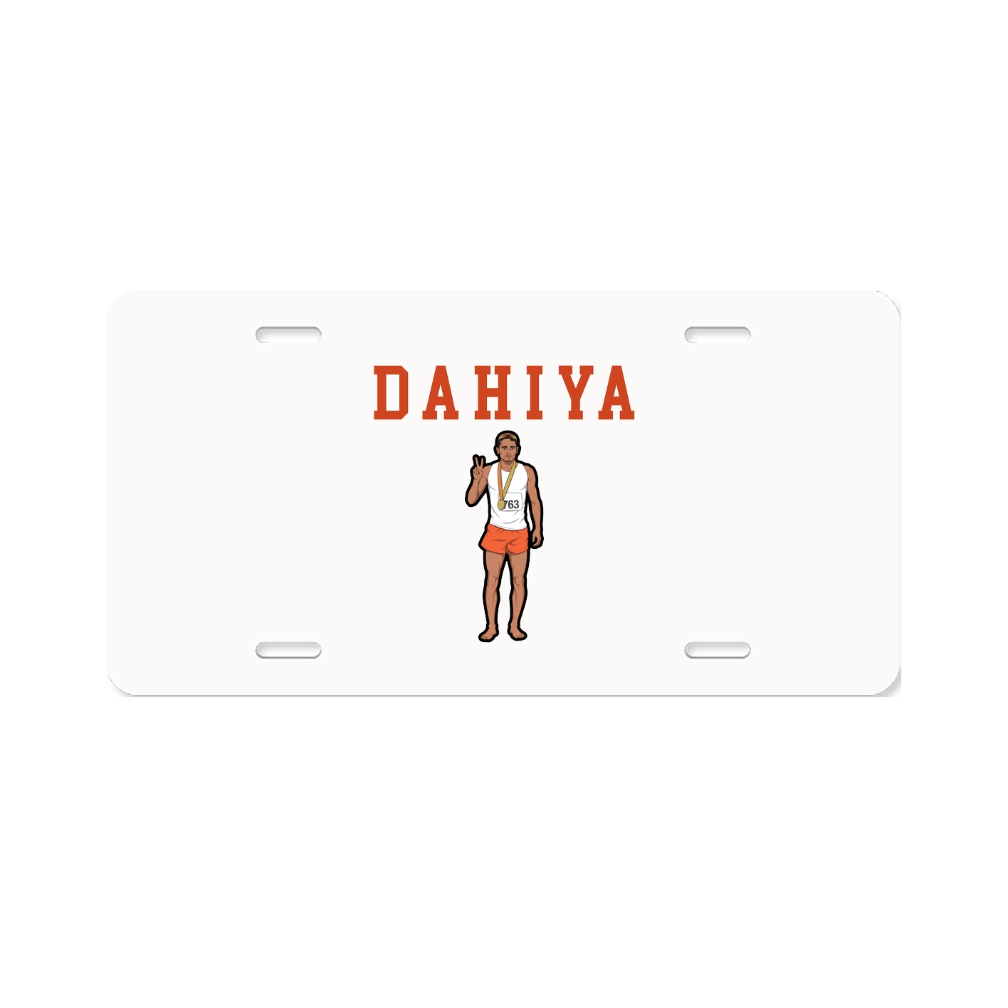 License Plate — Shirsey in Classic