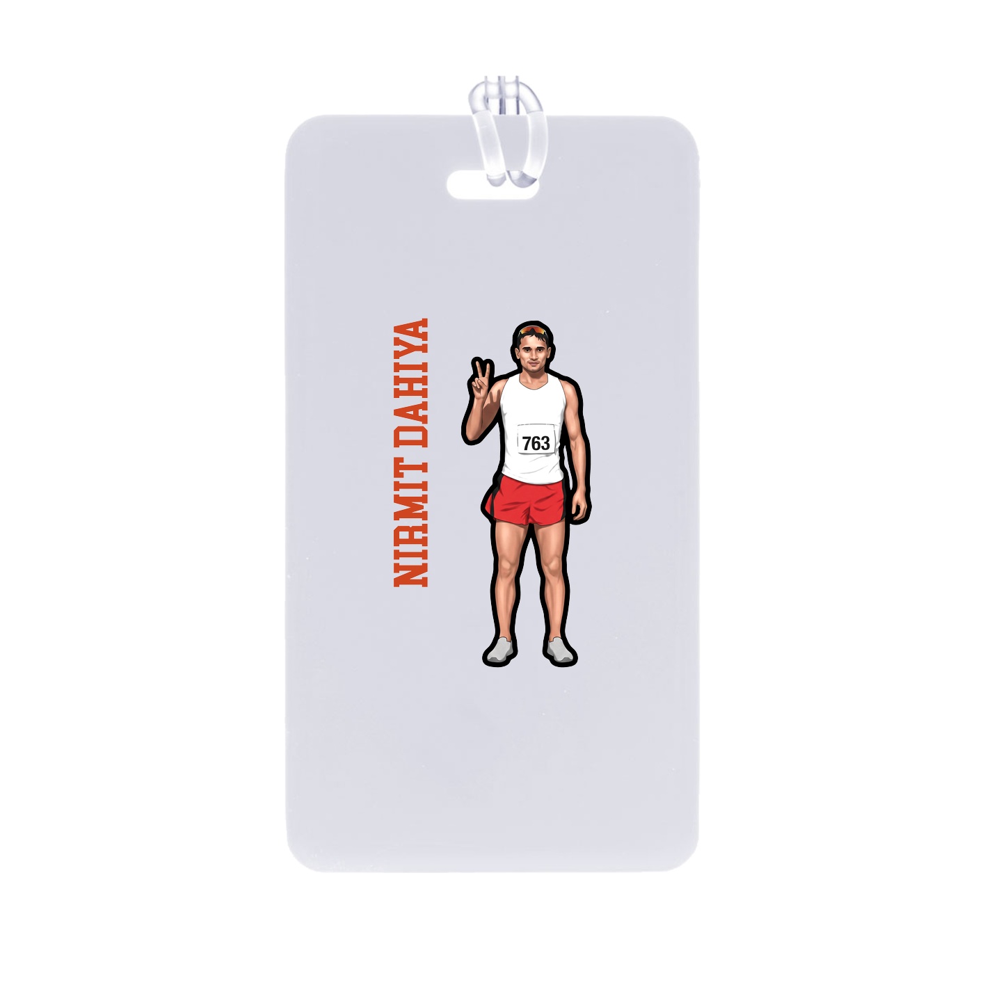 Bag Tag — Name Vertical in Classic