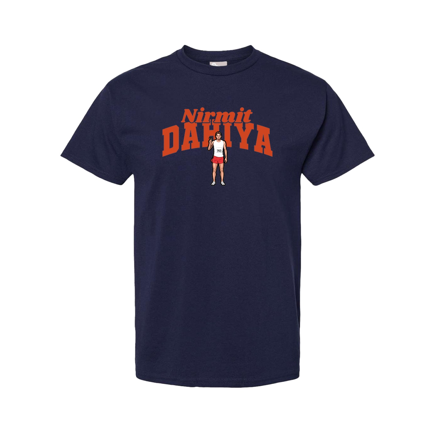 Youth Tee — Signature Arch in Navy