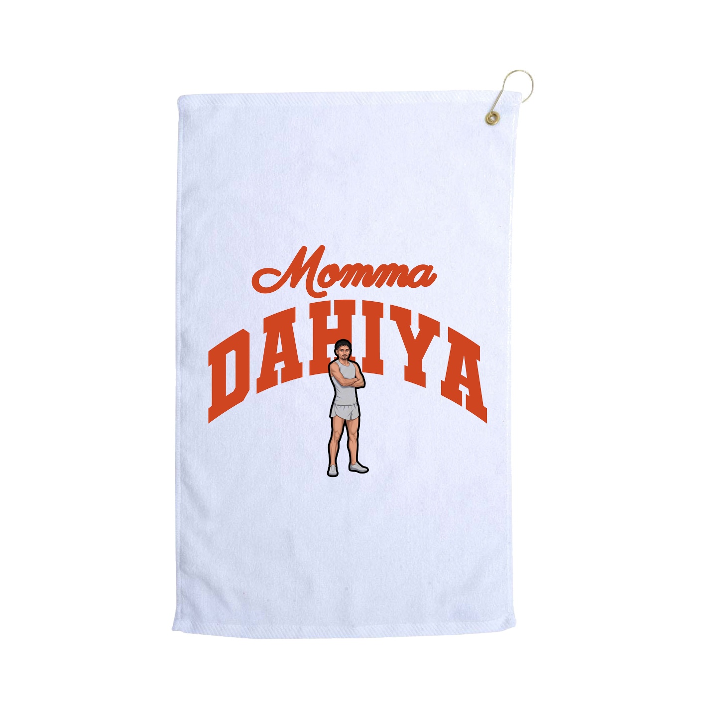 Golf Towel — Mothers Day Arch in White