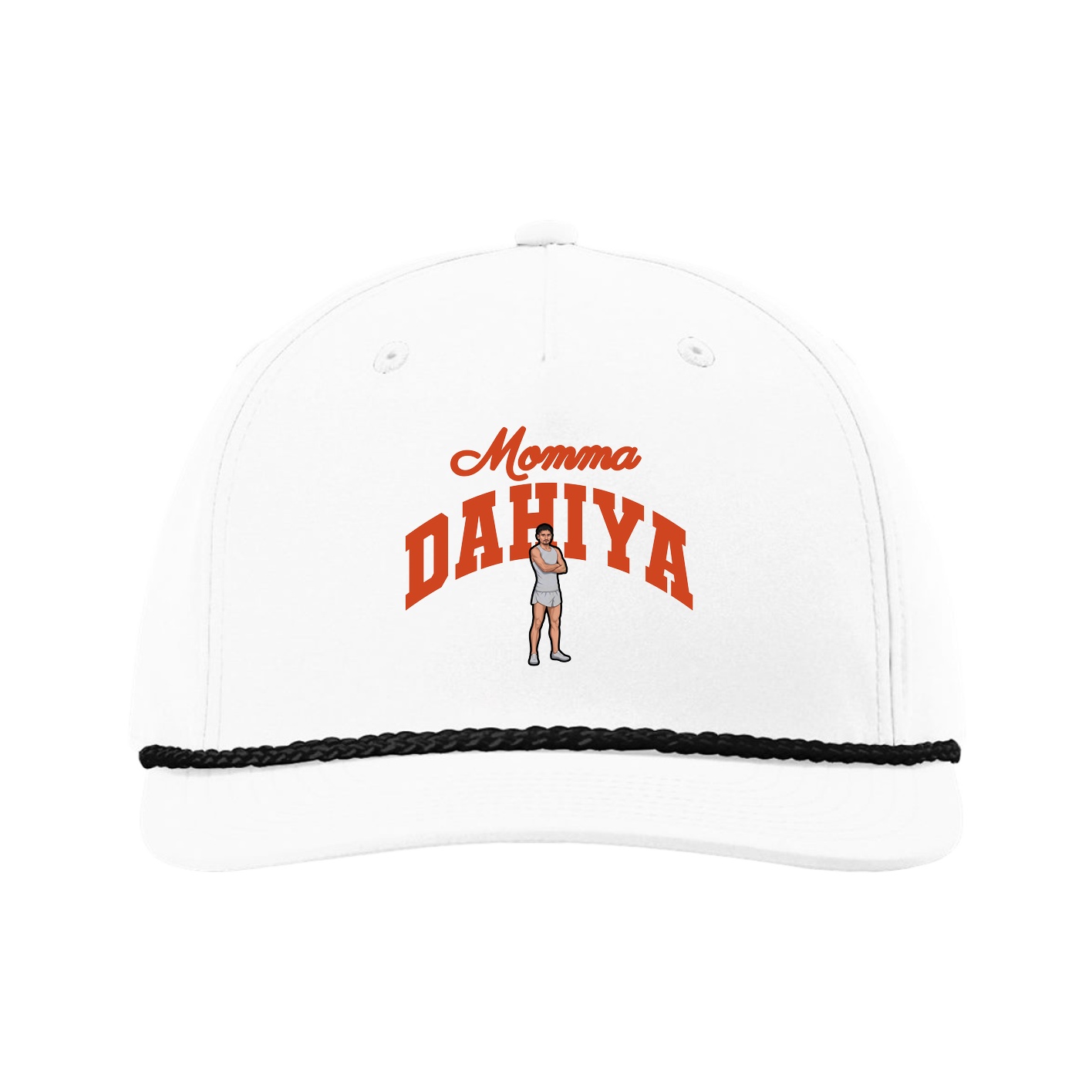 Five-Panel Classic Rope Cap — Mothers Day Arch in White