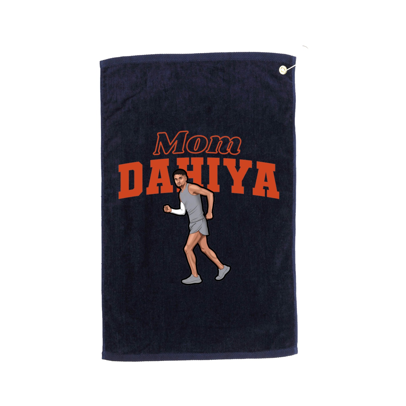 Golf Towel — Mothers Day Block in Navy