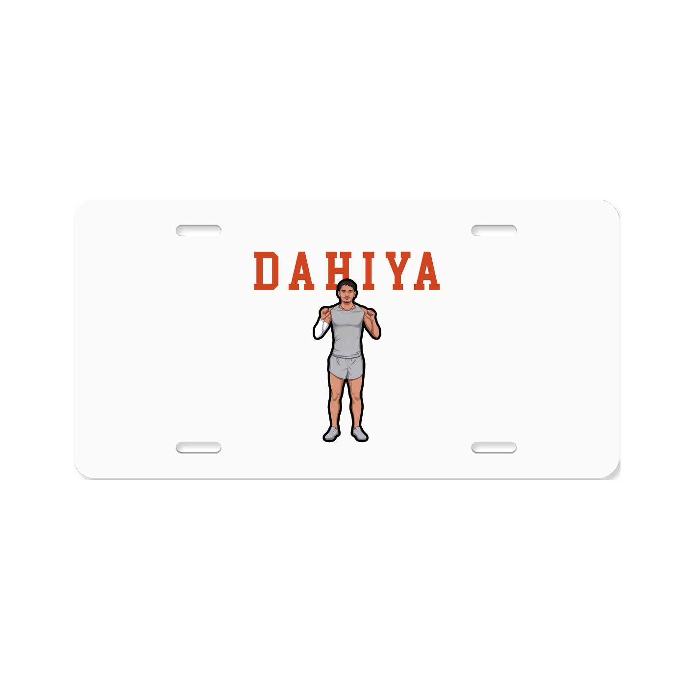 License Plate — Shirsey in Classic