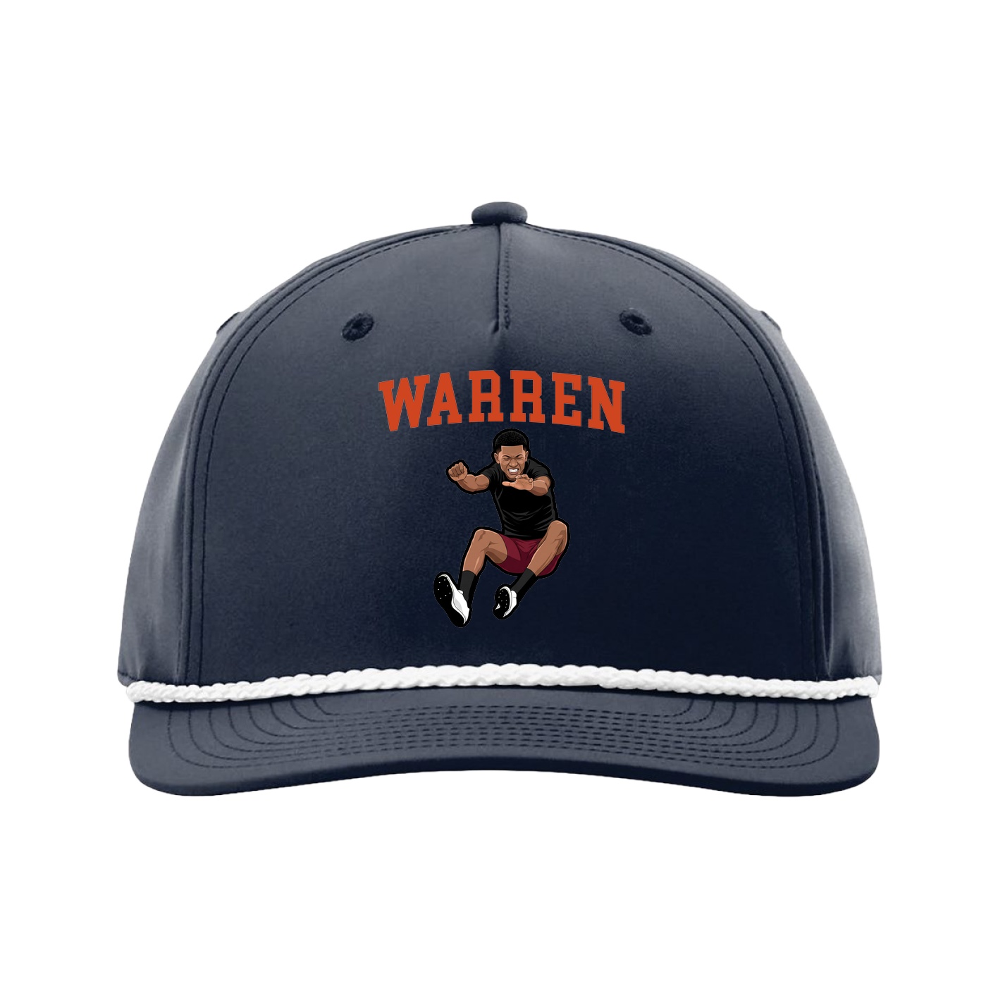 Five-Panel Classic Rope Cap — Shirsey in Navy