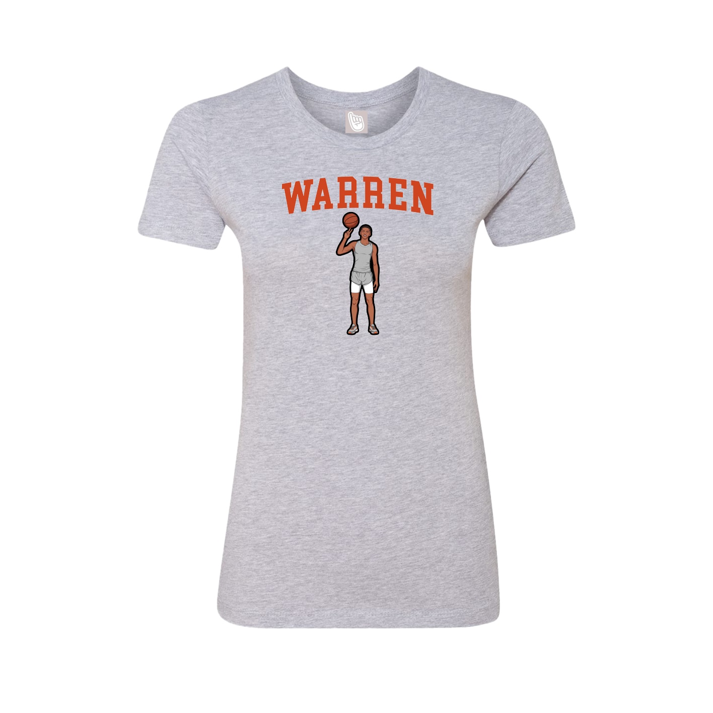 Fitted Women's Tee — Shirsey in Grey