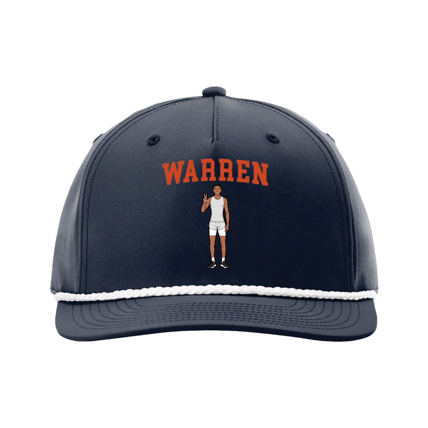 Five-Panel Classic Rope Cap — Shirsey in Navy