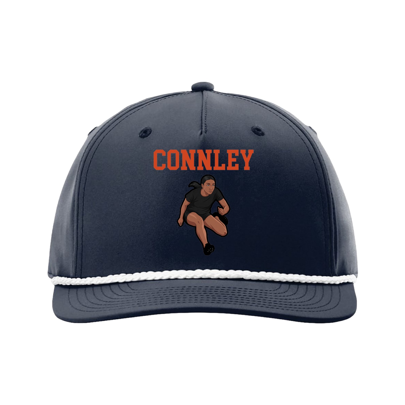 Five-Panel Classic Rope Cap — Shirsey in Navy