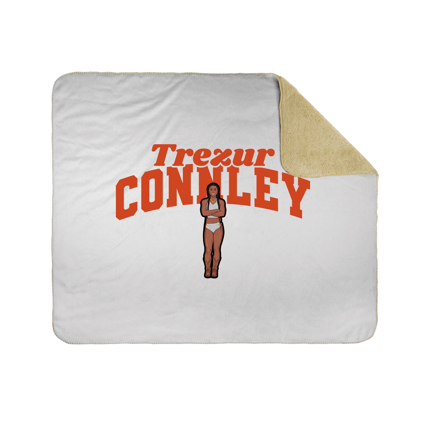 Throw Blanket — Signature Arch in White