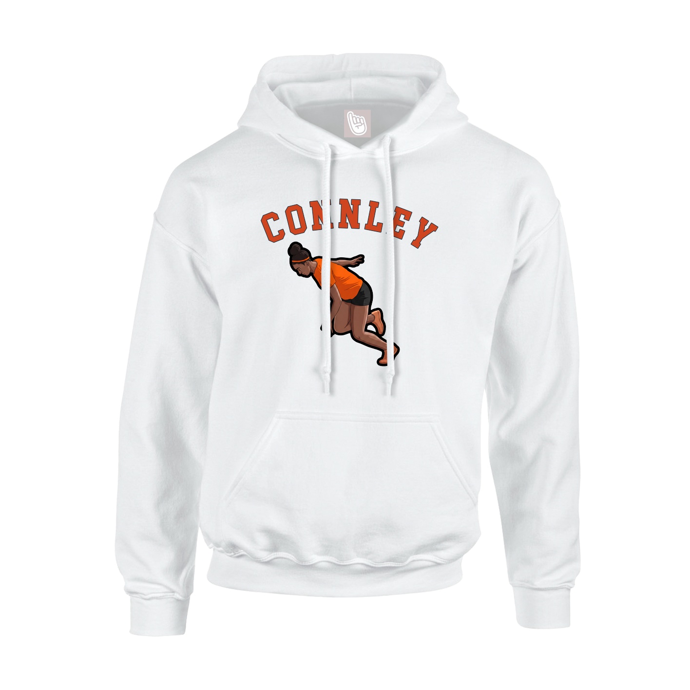 Hoodie — Shirsey Arch in White