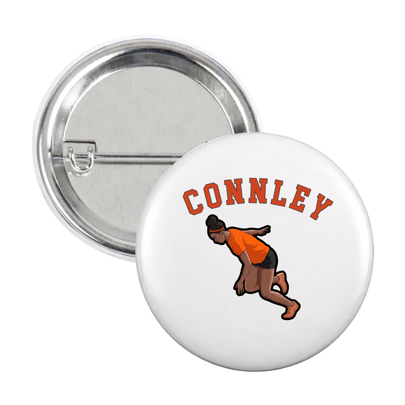 Game Day Button — Shirsey Arch in White