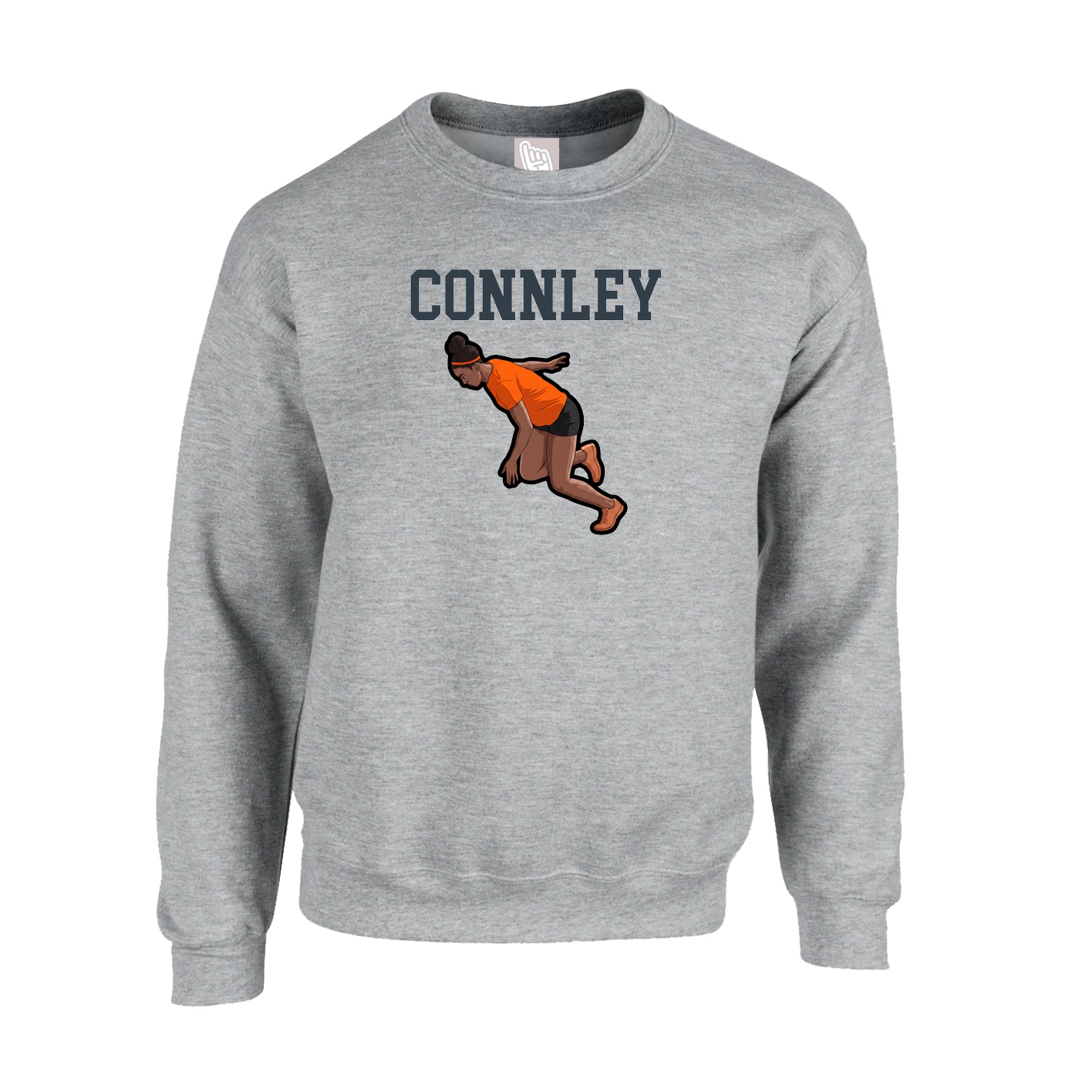 Fleece Crew — Shirsey in Grey