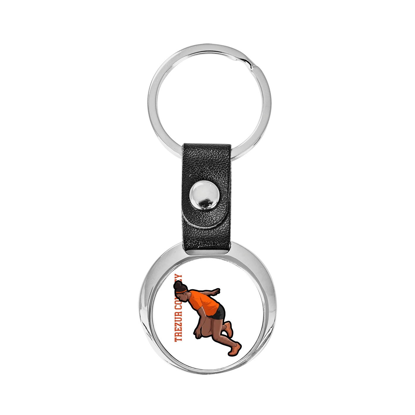 Key Chain — Name Vertical in Classic