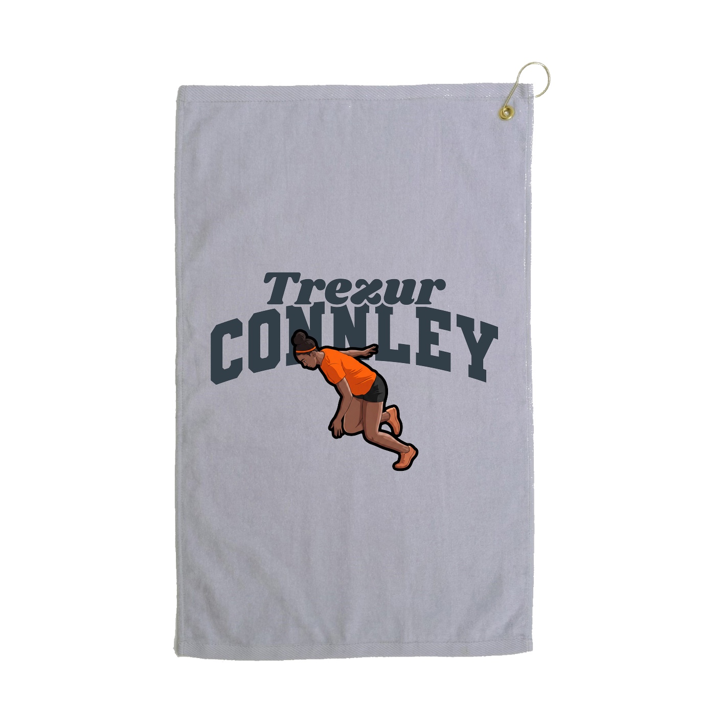 Golf Towel — Signature Arch in Grey