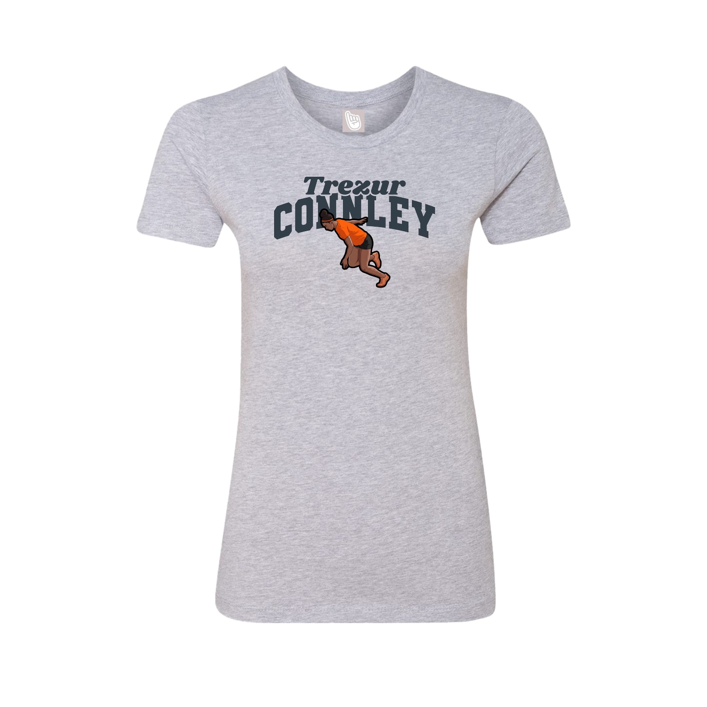 Womens Tee — Signature Arch in Grey