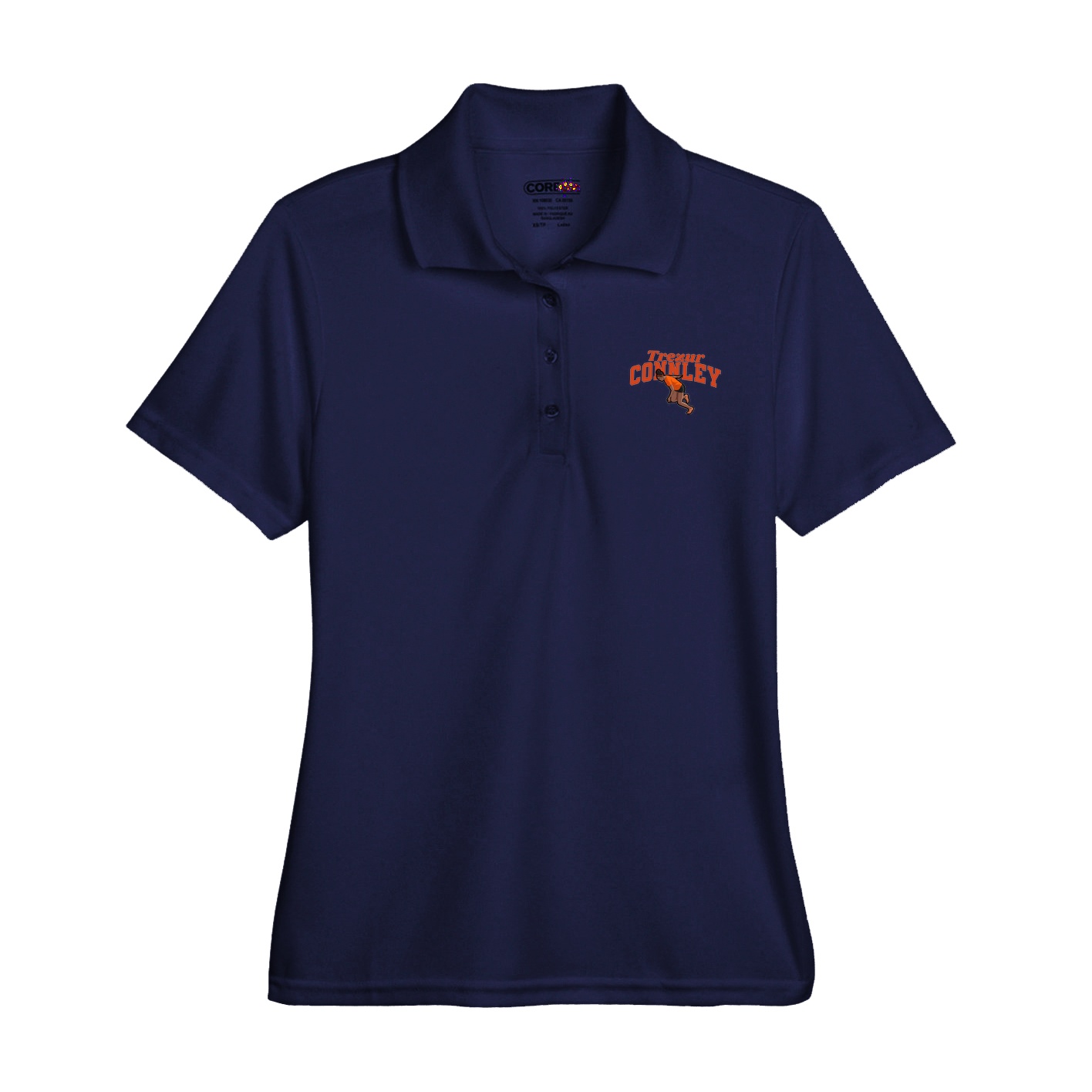 Womens Performance Polo — Signature Arch in Navy