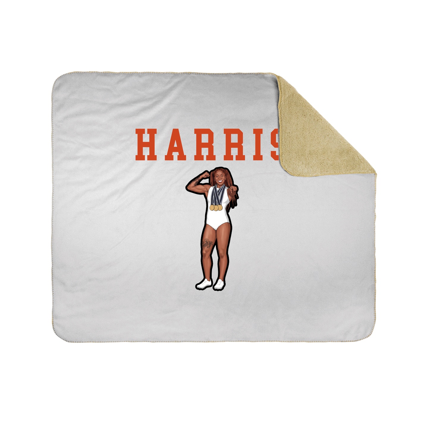 Throw Blanket — Shirsey in White