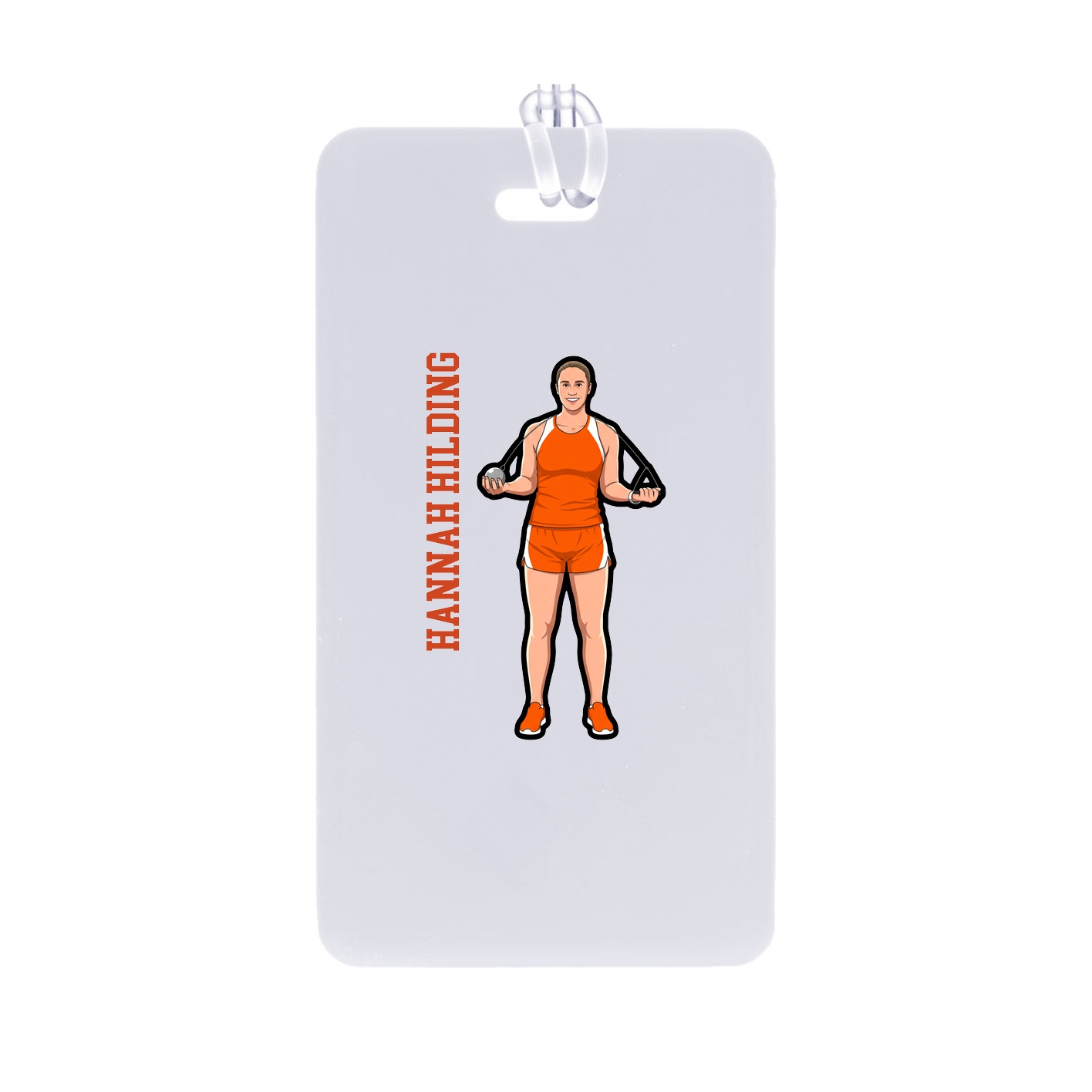 Bag Tag — Name Vertical in Classic