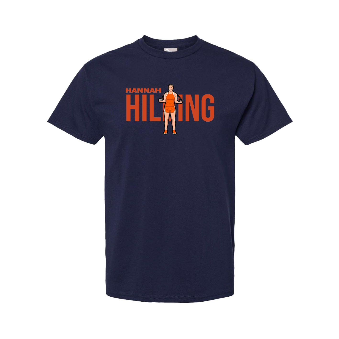 Youth Tee — Player Name in Navy