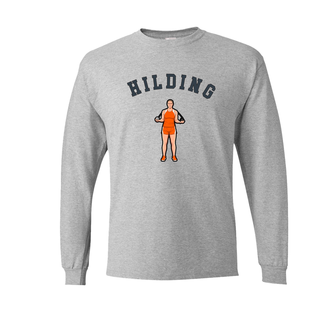 Long Sleeve Tee — Shirsey Arch in Grey