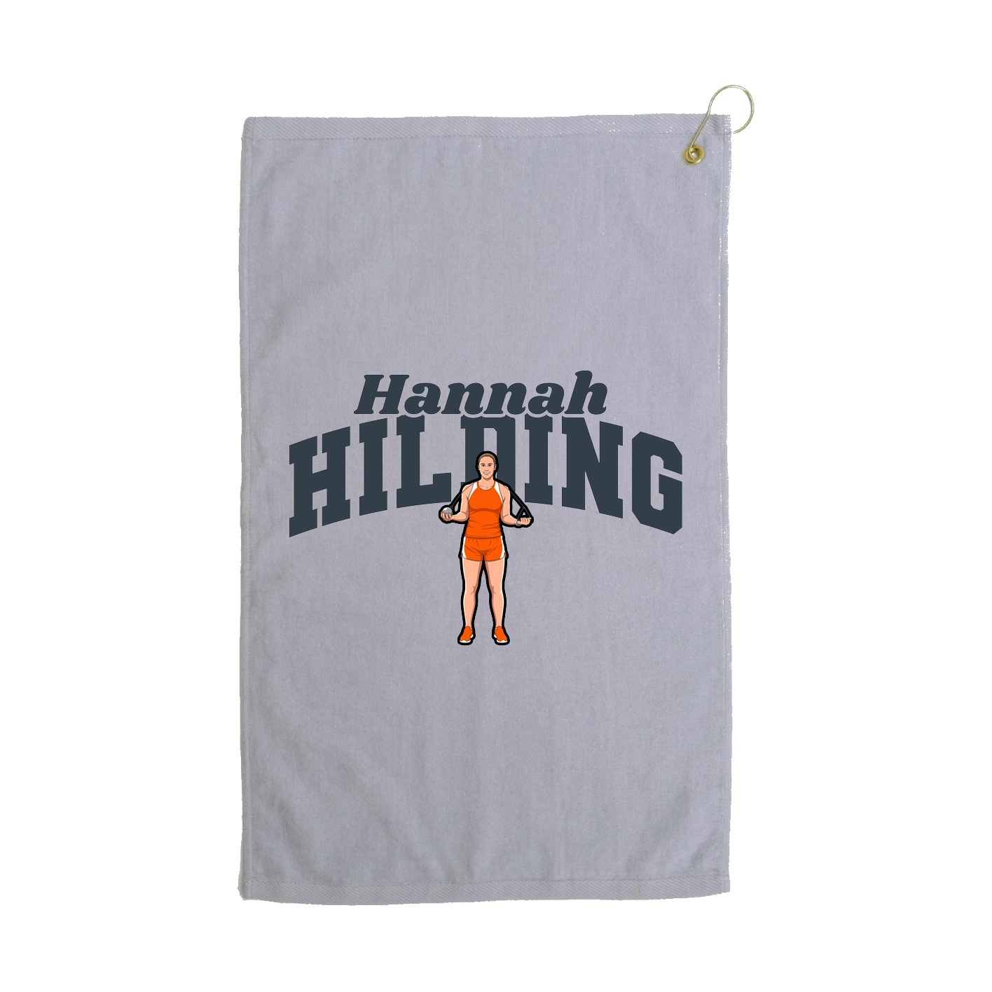 Golf Towel — Signature Arch in Grey