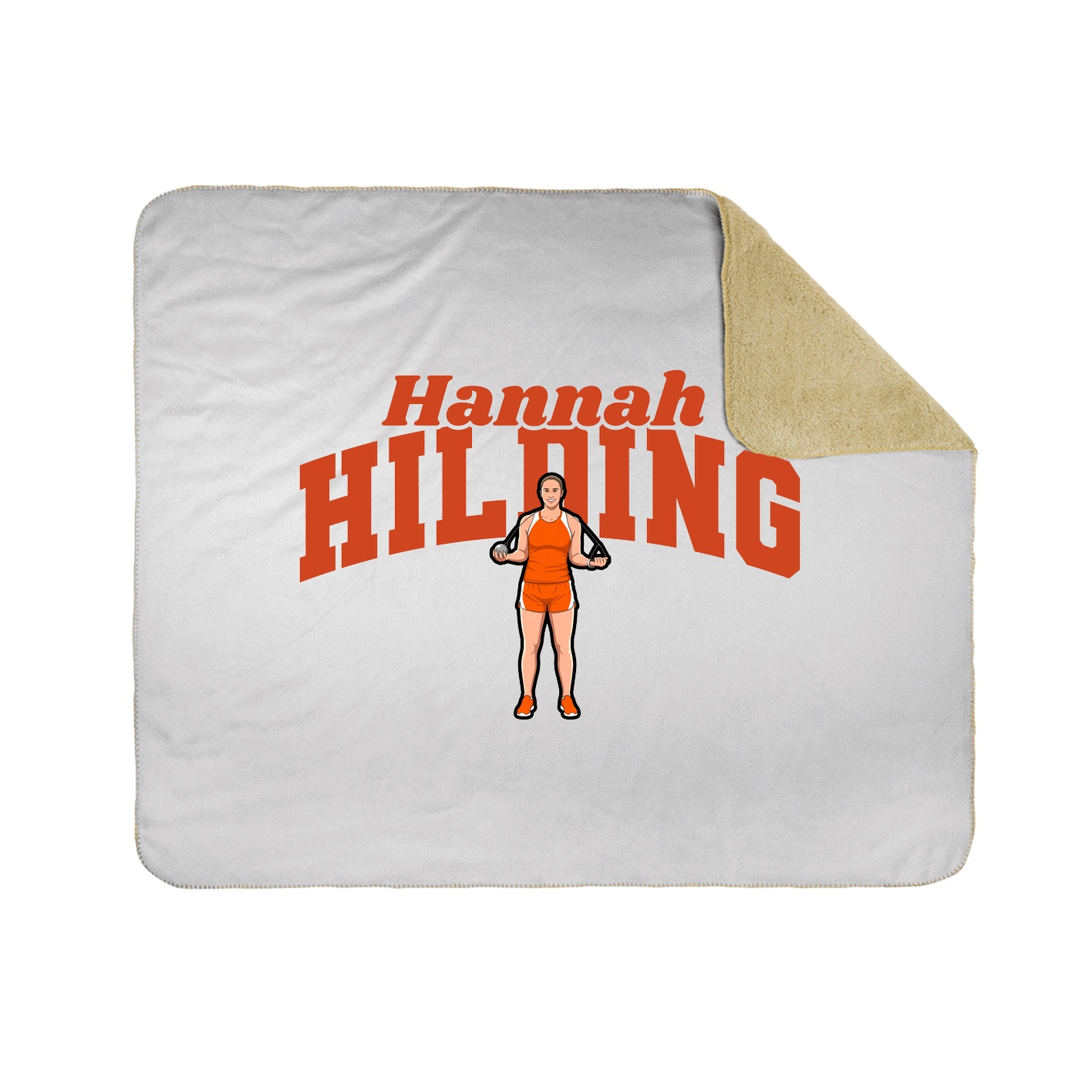 Throw Blanket — Signature Arch in White