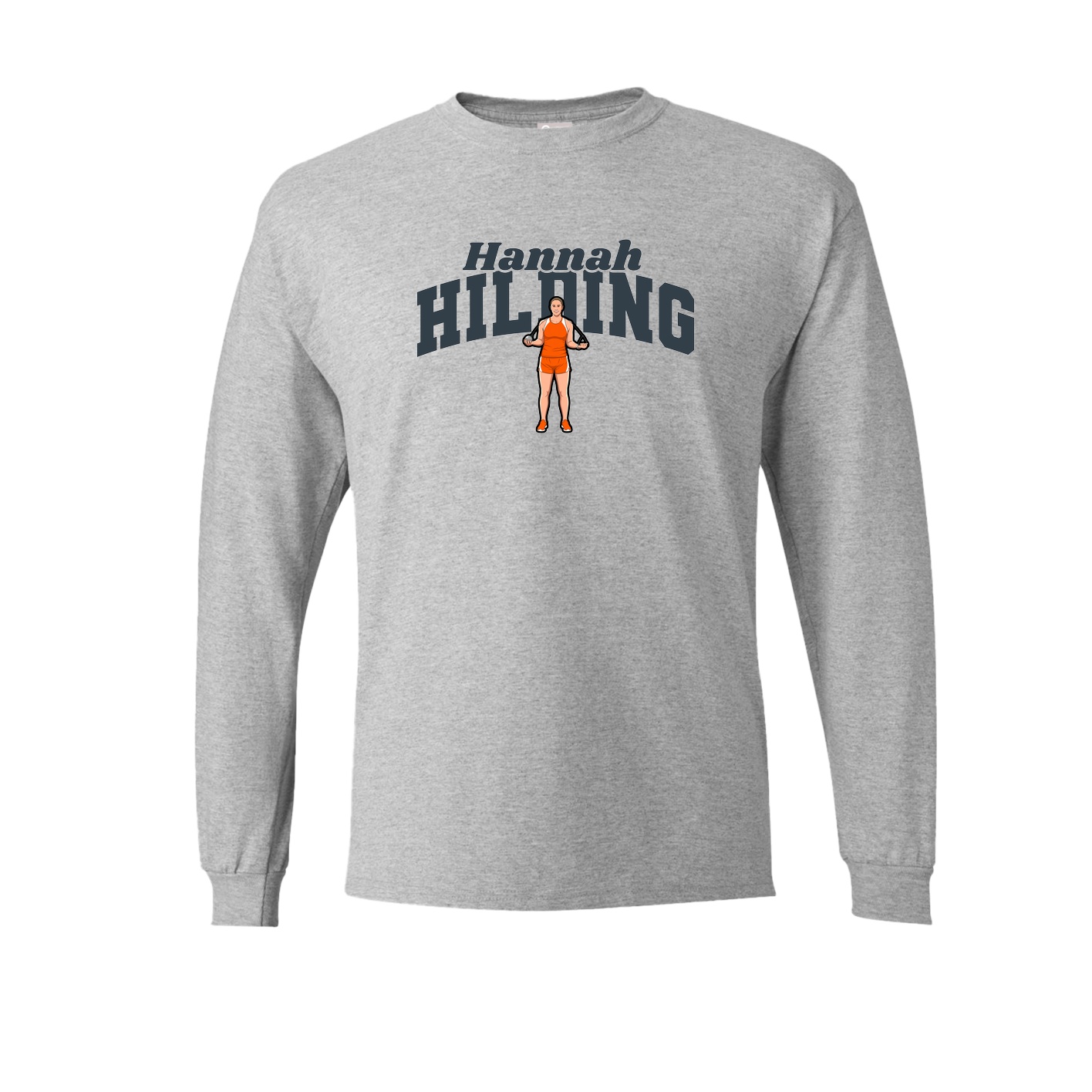 Long Sleeve Tee — Signature Arch in Grey