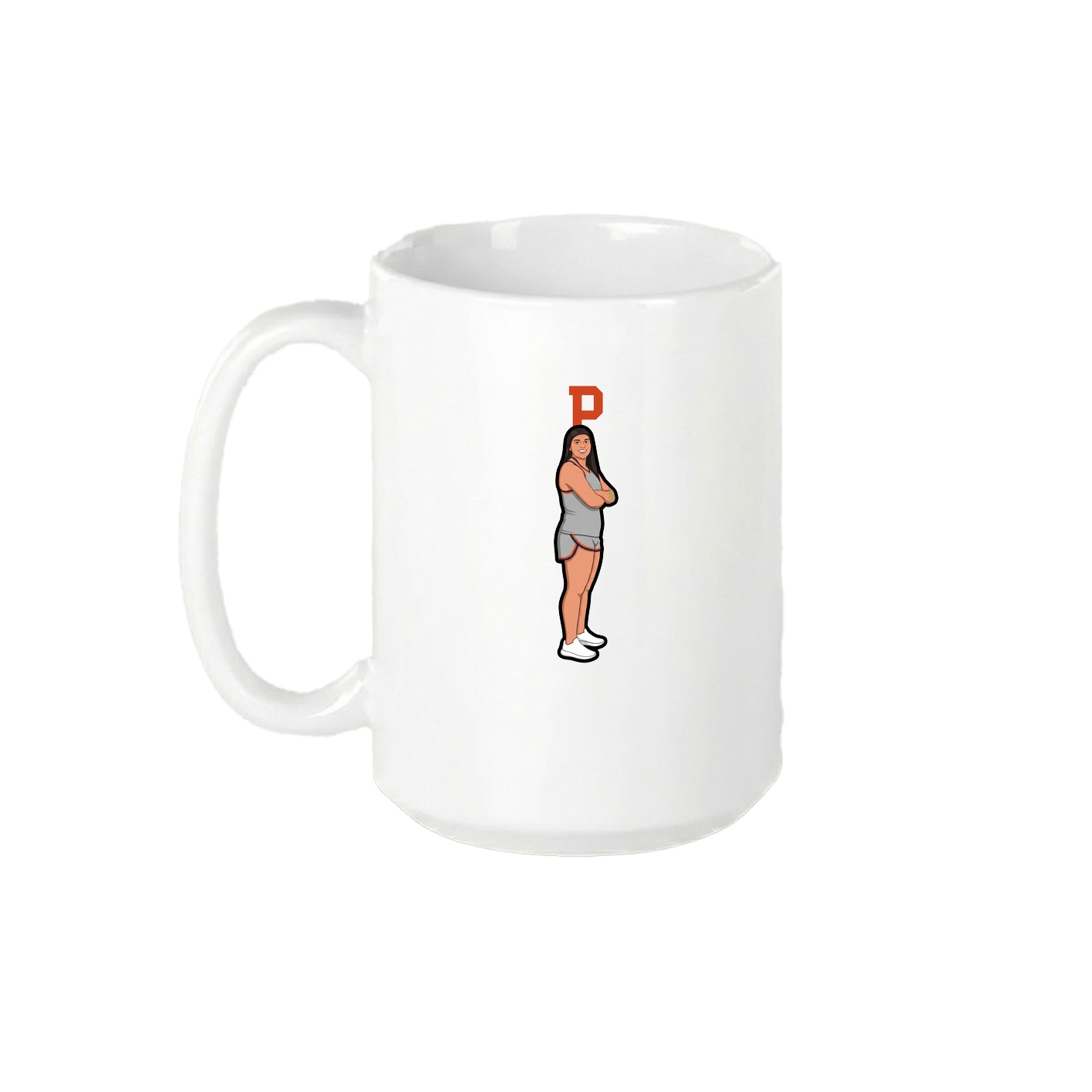 15oz Coffee Mug — Shirsey in White