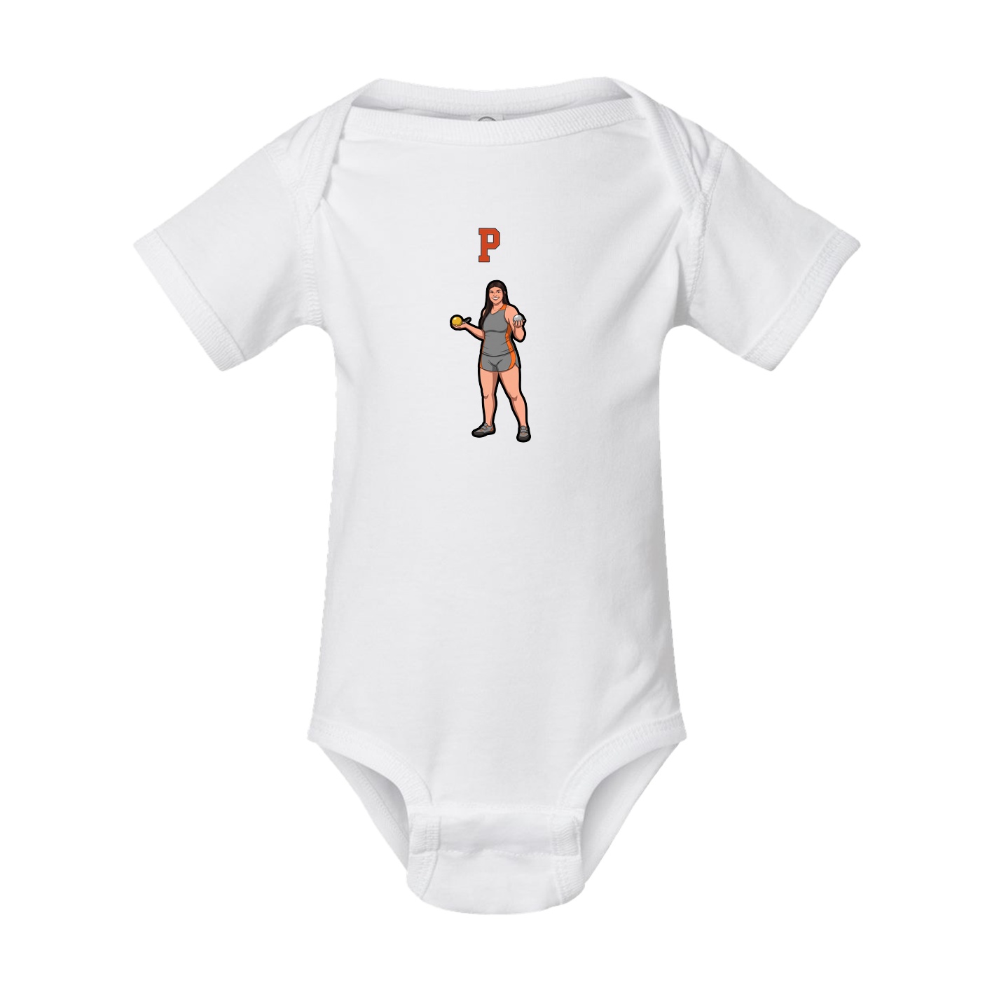Baby Onesie — Shirsey Arch in White
