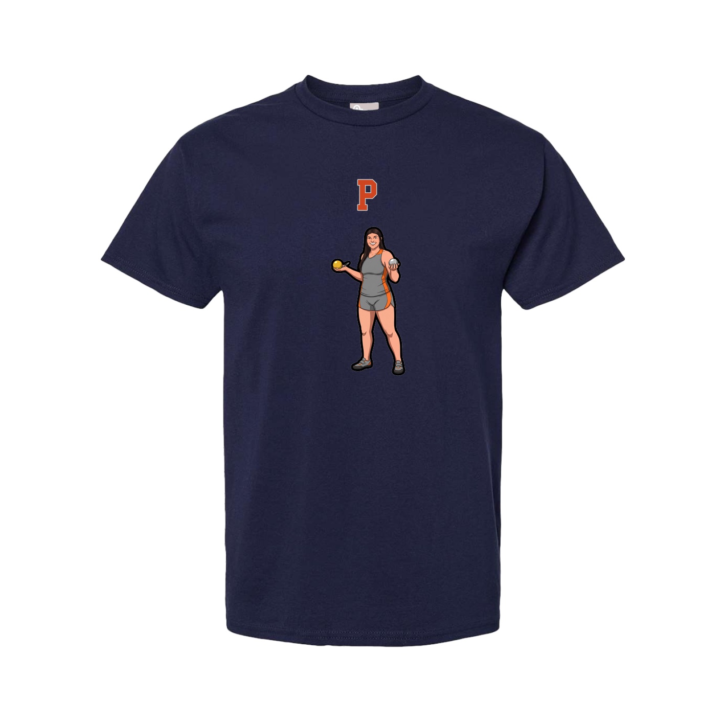 Youth Tee — Shirsey Arch in Navy
