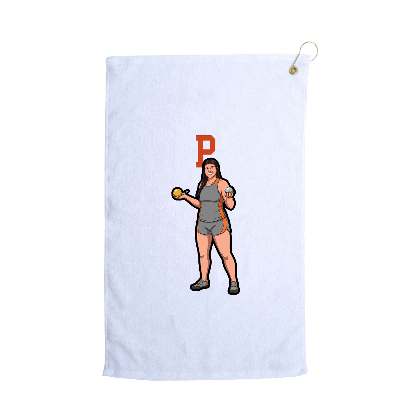 Golf Towel — Shirsey in White