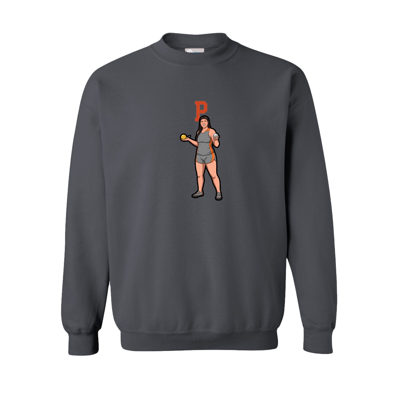 Fleece Crew — Shirsey in Grey