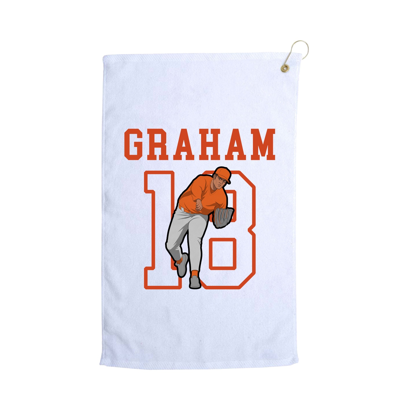 Golf Towel — Shirsey in White