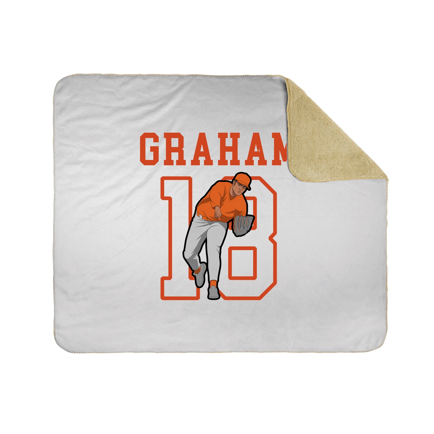 Throw Blanket — Shirsey in White
