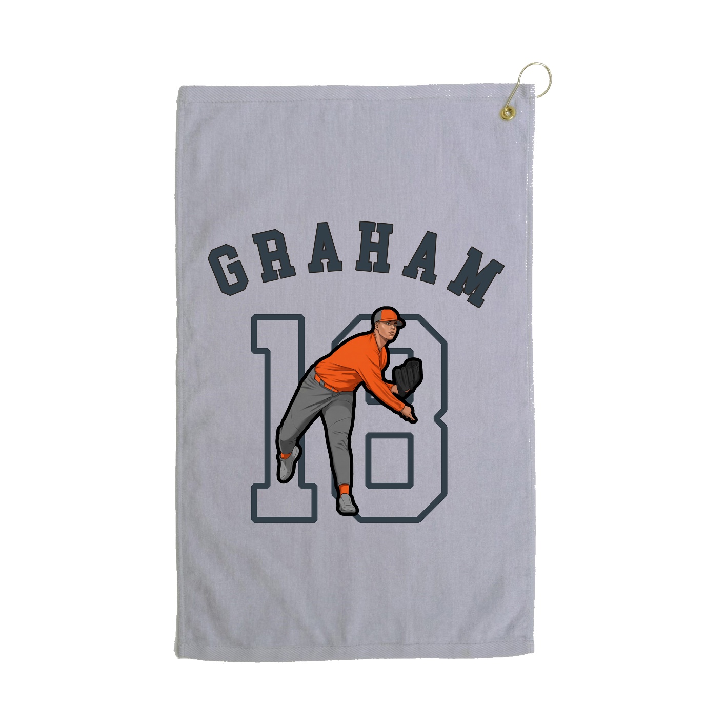 Golf Towel — Shirsey Arch in Grey