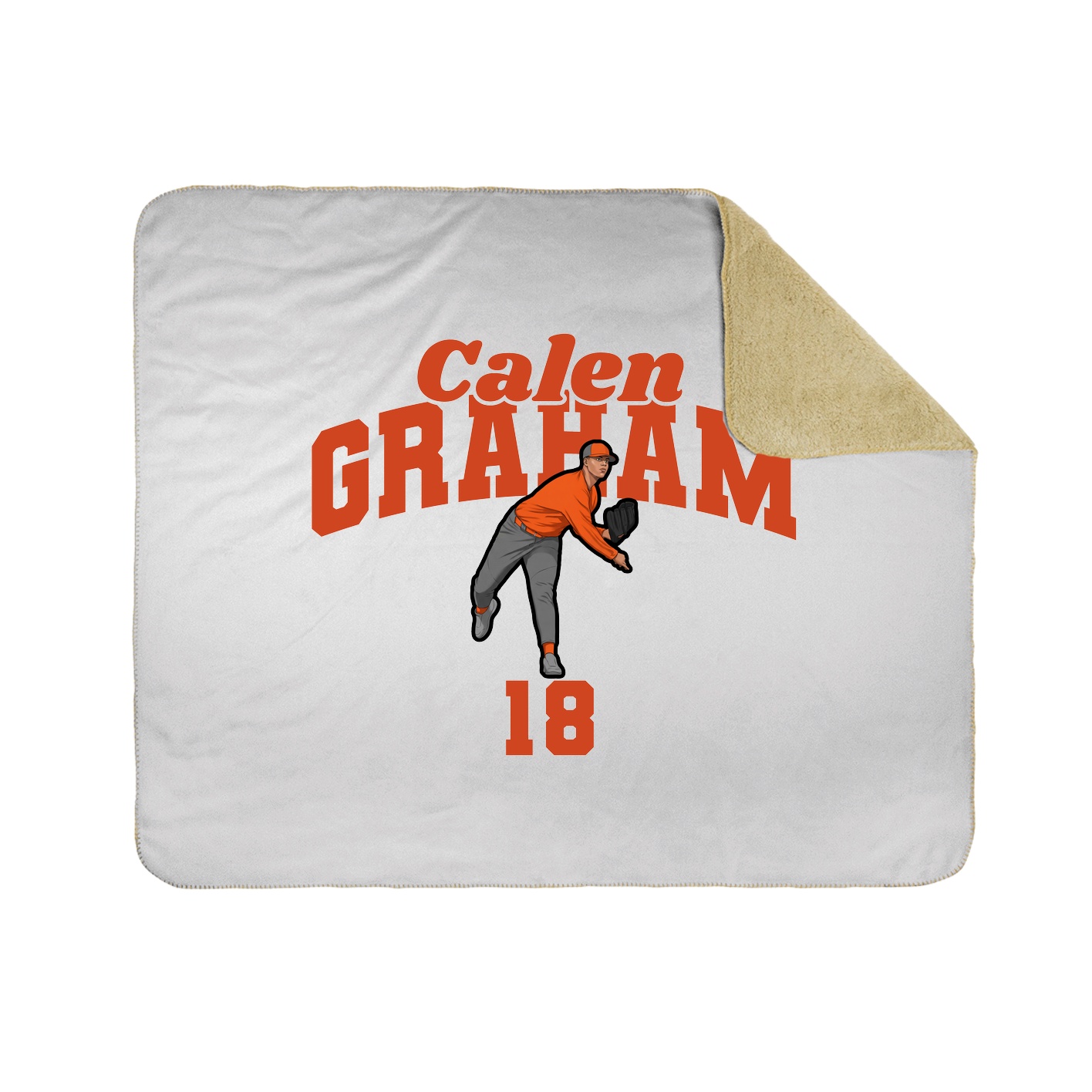 Throw Blanket — Signature Arch in White