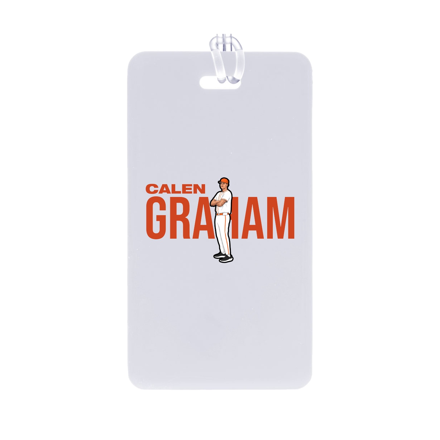 Bag Tag — Player Name in Classic