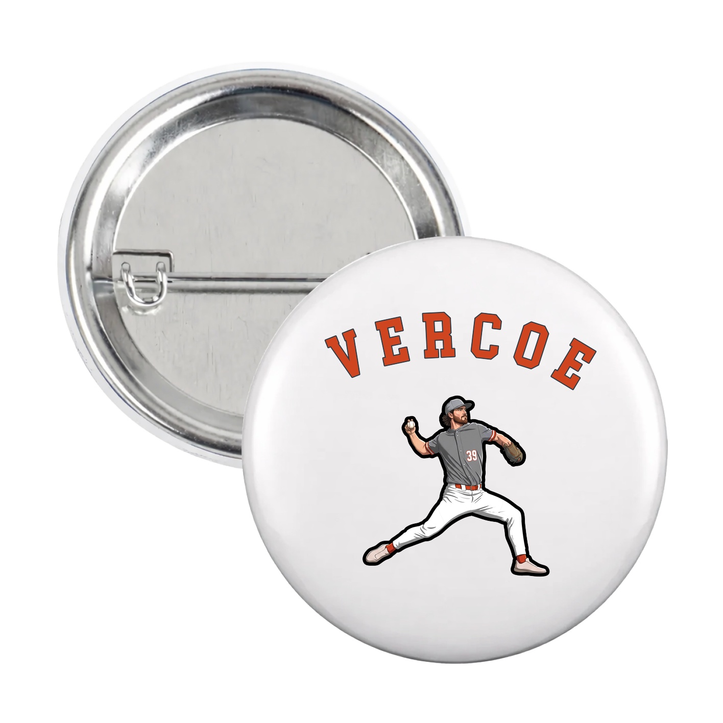 Game Day Button — Shirsey Arch in White