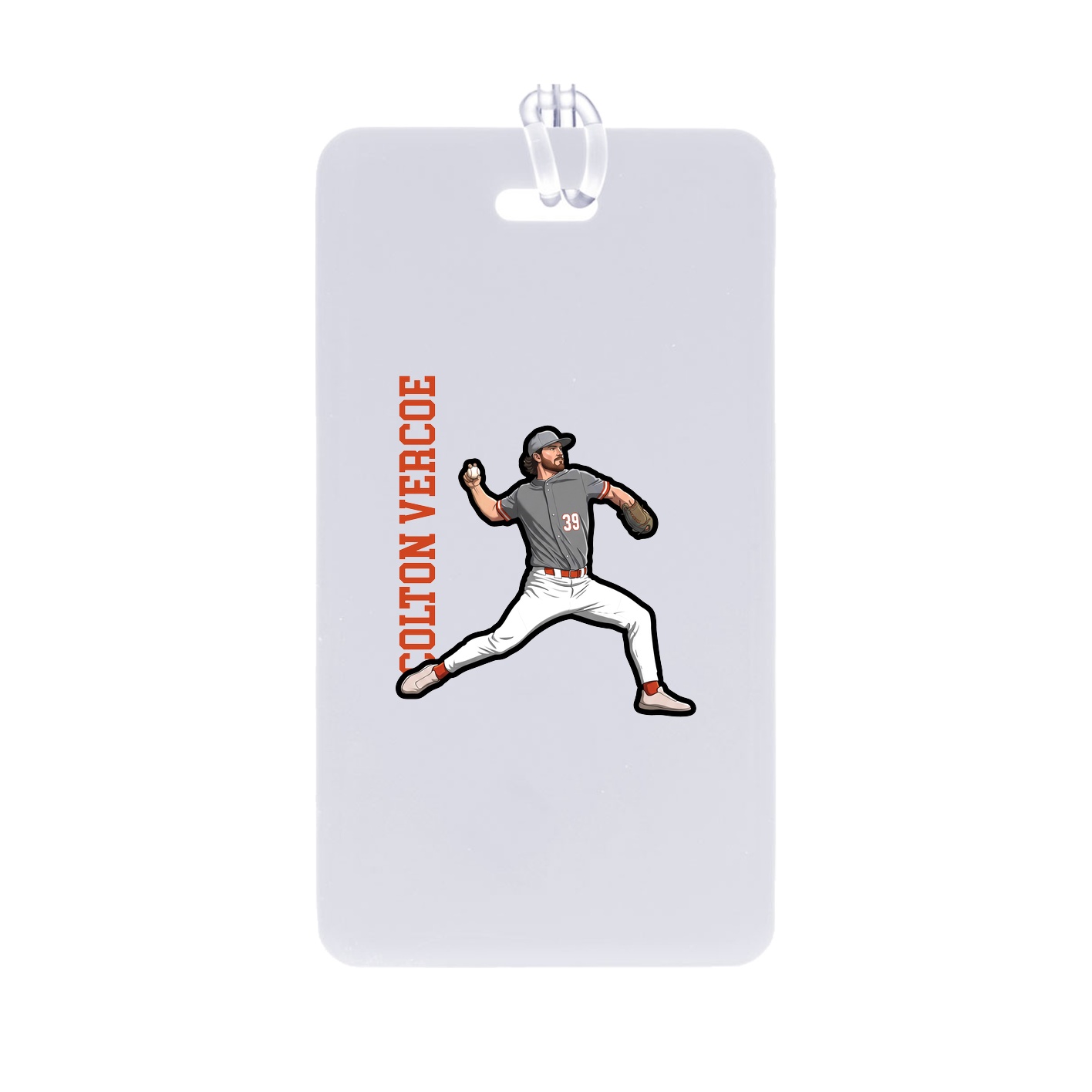 Bag Tag — Name Vertical in Classic