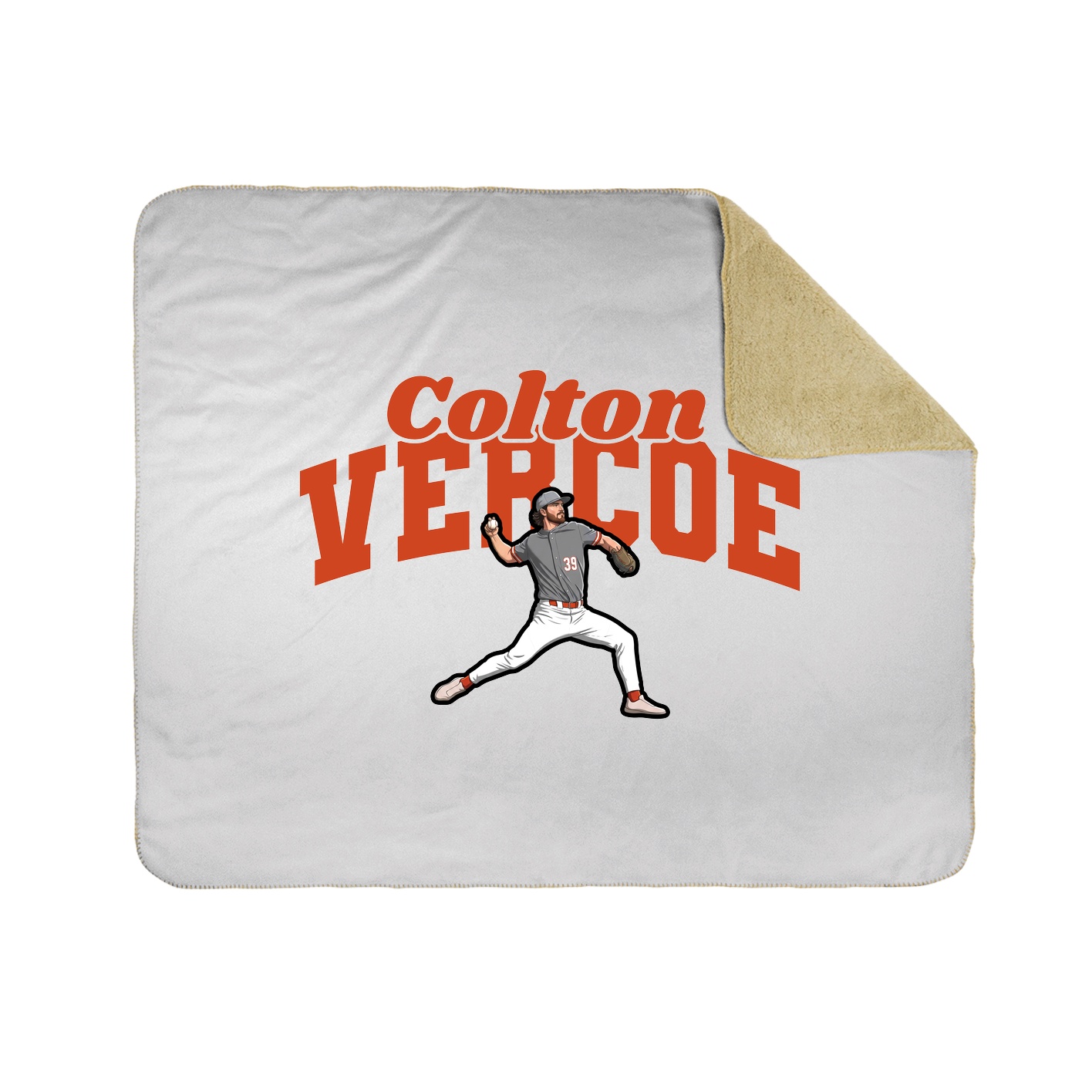 Throw Blanket — Signature Arch in White