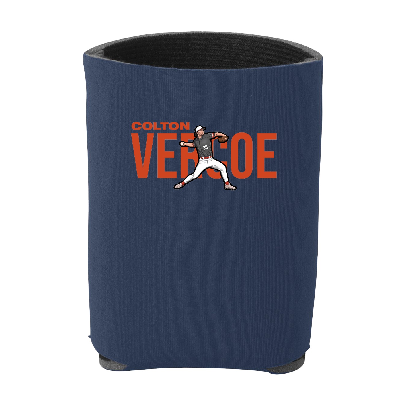 Can Holder — Player Name in Navy