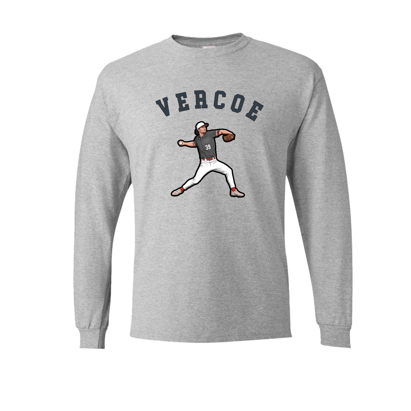 Long Sleeve Tee — Shirsey Arch in Grey