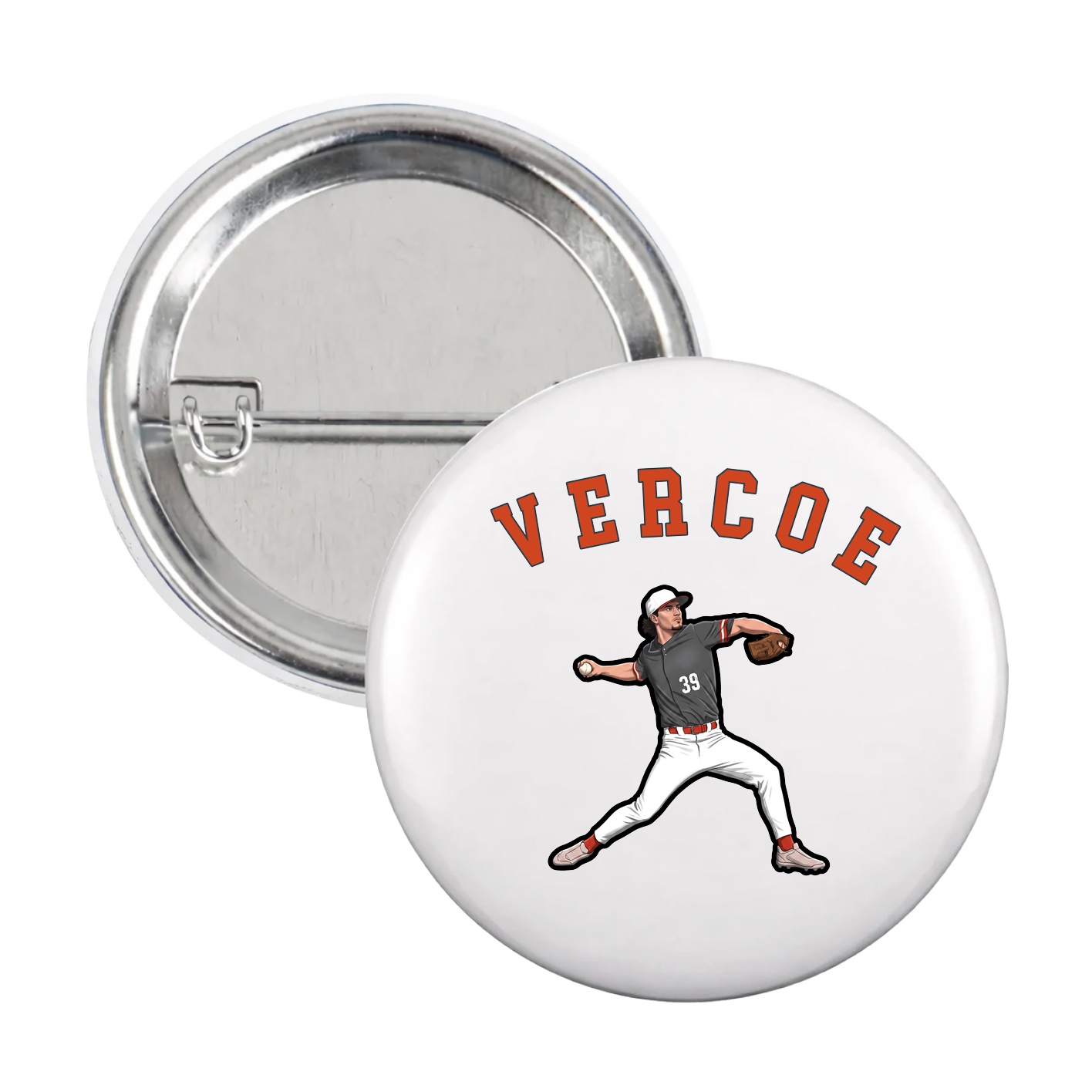 Game Day Button — Shirsey Arch in White