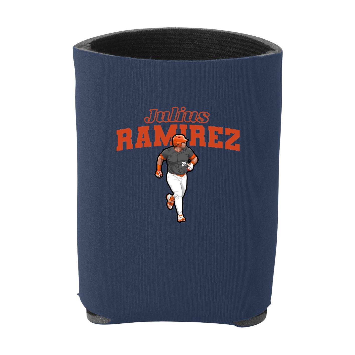 Can Holder — Name Arch in Navy