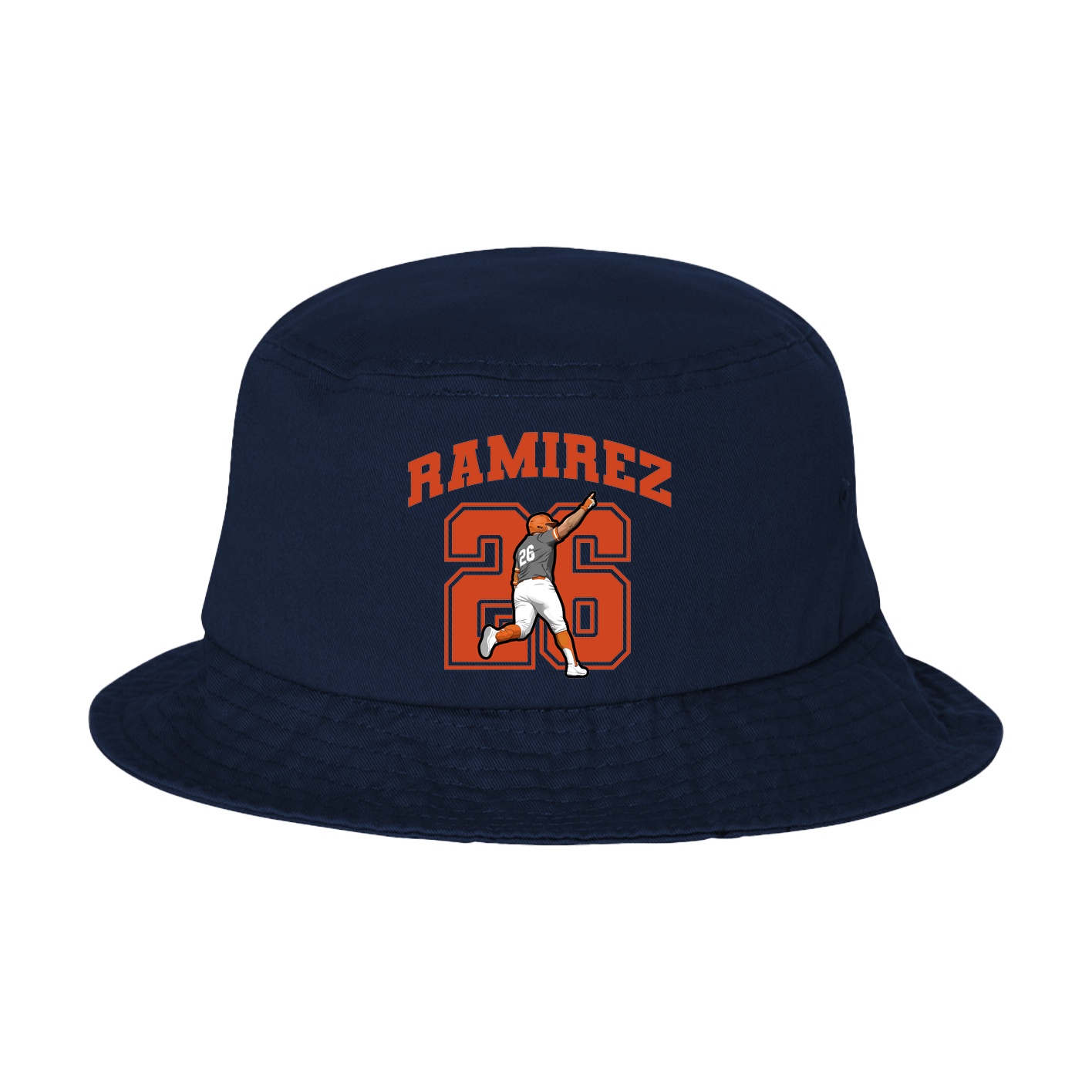 Bucket Cap — Number in Navy