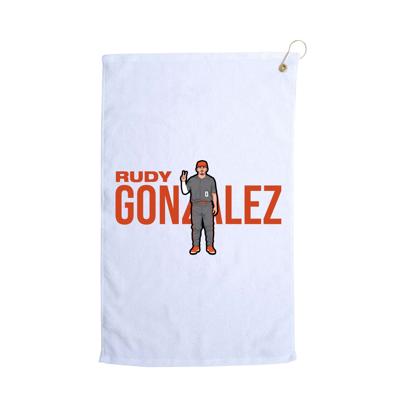 Golf Towel — Player Name in White