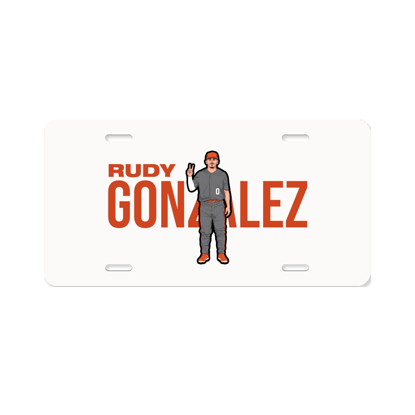 License Plate — Player Name in Classic
