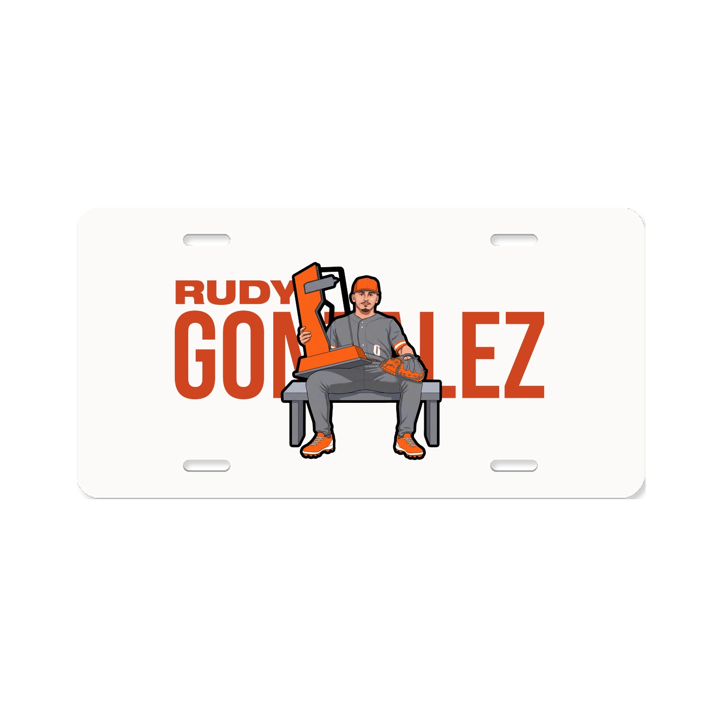 License Plate — Player Name in Classic
