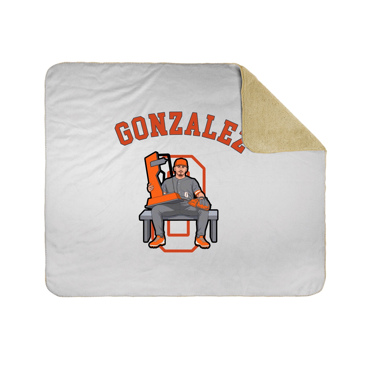 Throw Blanket — Shirsey Arch in White