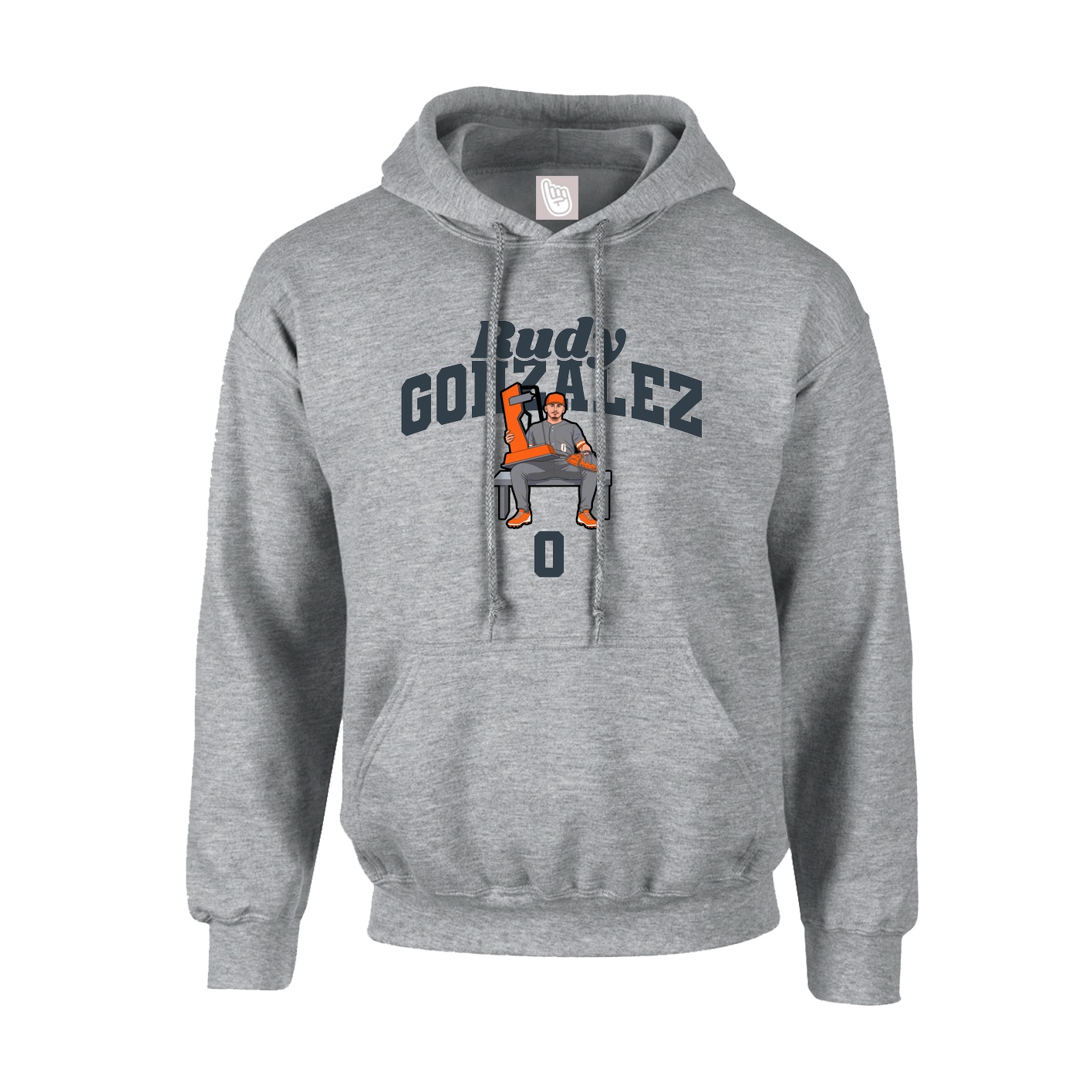 Hoodie — Signature Arch in Grey