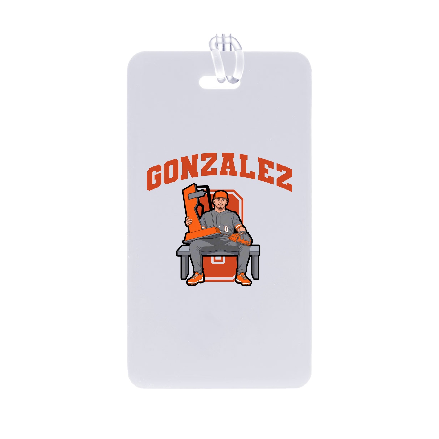 Bag Tag — Number in Classic